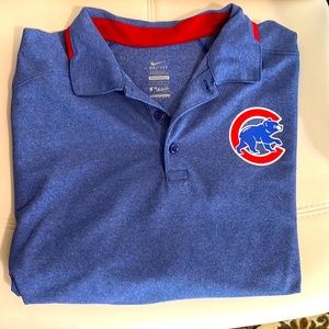 Nike Dri-Fit Chicago Cubs Men’s Short Sleeve Golf Polo - Size L